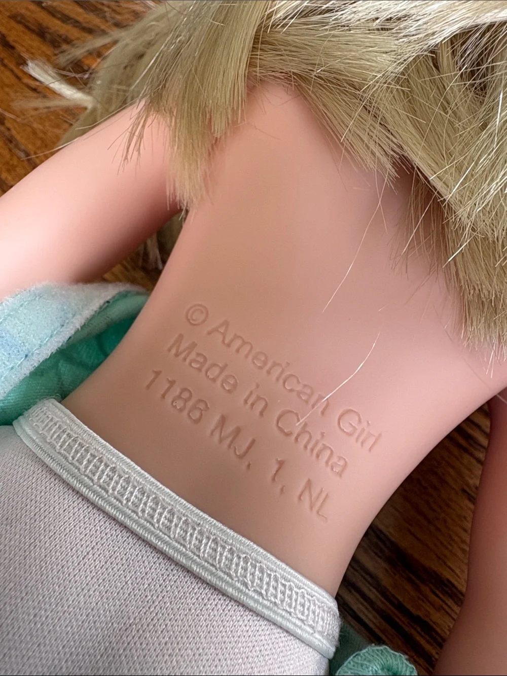 American Girl WellieWishers 14.5-inch Camille Doll with Blue Leotard, Mermaid.